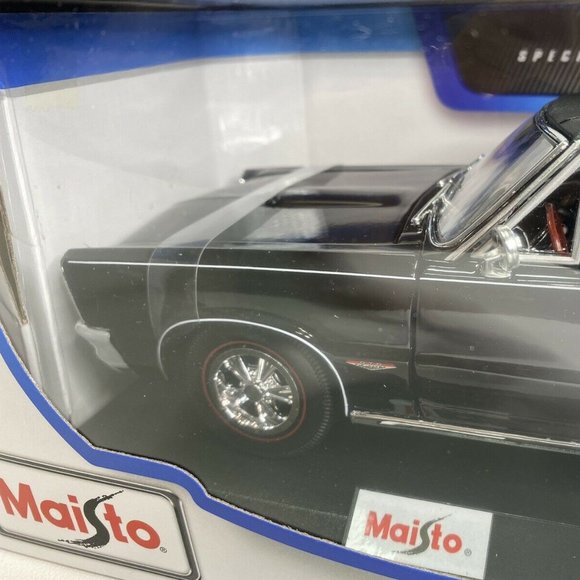 🆕️Maisto Special Edition Black 1965 Pontiac GTO 1:18 Scale NIB - Picture 3 of 9